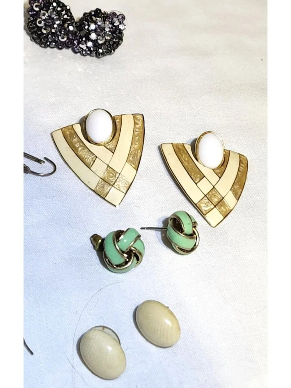 Vintage & Modern Pierced Earrings Lot - 21 Pairs Joan Rivers Kirks Folly TAT 925